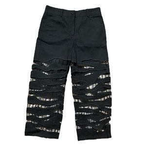Alexander Wang cut out pattern pants
